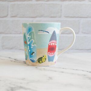 Starbucks Hawaii Mug – 2010 New Bone China, Surfboard & Beach Scene